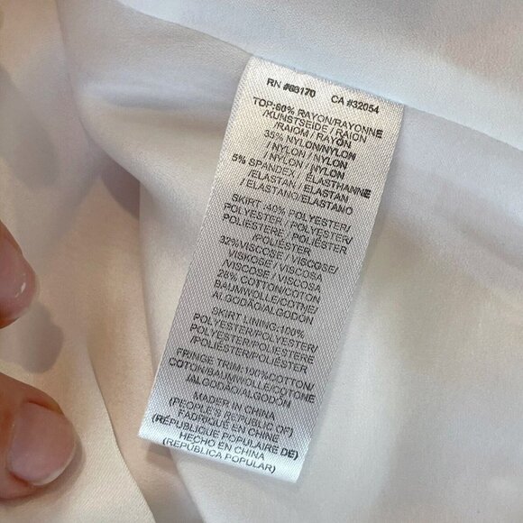 Anthropologie Hutch Kalyn Halter Wrap Dress Multicolor Size 6 Striped Fringe Hem - Picture 6 of 8